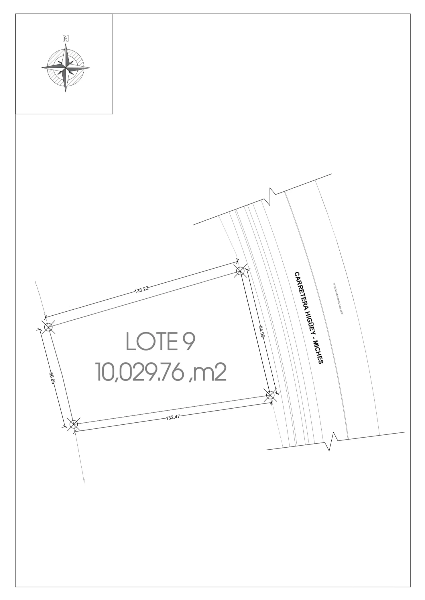 Terreno en venta comercial en Boulevard Turístico del Este